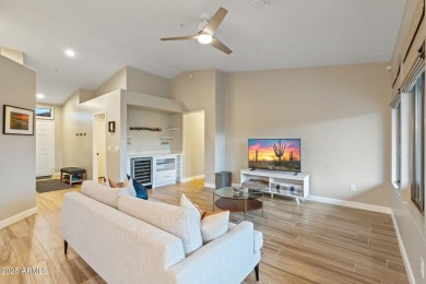 Updated and beautifully maintained, this popular split on Sanctuary Golf Course At WestWorld in Arizona - for sale on GolfHomes.com, golf home, golf lot