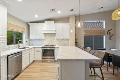 Updated and beautifully maintained, this popular split on Sanctuary Golf Course At WestWorld in Arizona - for sale on GolfHomes.com, golf home, golf lot
