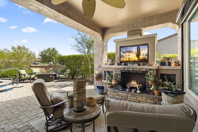 Spectacular Libertas floor plan backing pristine desert wash on Trilogy Golf Club At Vistancia in Arizona - for sale on GolfHomes.com, golf home, golf lot