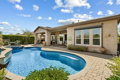 Spectacular Libertas floor plan backing pristine desert wash on Trilogy Golf Club At Vistancia in Arizona - for sale on GolfHomes.com, golf home, golf lot