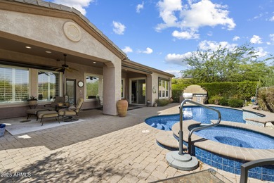 Spectacular Libertas floor plan backing pristine desert wash on Trilogy Golf Club At Vistancia in Arizona - for sale on GolfHomes.com, golf home, golf lot