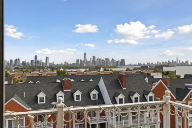 Penthouse 53 at 202 Shearwater Court is a stunning duplex with on Liberty National in New Jersey - for sale on GolfHomes.com, golf home, golf lot