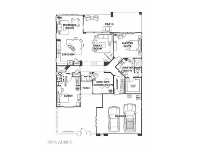 Spectacular Libertas floor plan backing pristine desert wash on Trilogy Golf Club At Vistancia in Arizona - for sale on GolfHomes.com, golf home, golf lot