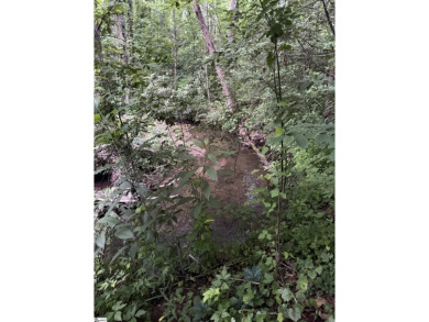 Tucked beside a quiet creek and backing up to The Rock Golf Club on The Rock At Jocassee in South Carolina - for sale on GolfHomes.com, golf home, golf lot