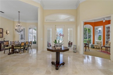 Built to the highest standards, this light-filled custom home is on Bentley Village Golf Course in Florida - for sale on GolfHomes.com, golf home, golf lot