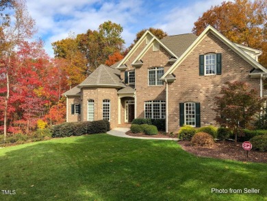 Live the grand lifestyle in this beautiful stately custom home on Chapel Ridge Golf Club in North Carolina - for sale on GolfHomes.com, golf home, golf lot