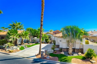 The beautifully relandscaped front yard with faux grass, exotic on Indian Ridge Country Club in California - for sale on GolfHomes.com, golf home, golf lot