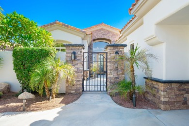 The beautifully relandscaped front yard with faux grass, exotic on Indian Ridge Country Club in California - for sale on GolfHomes.com, golf home, golf lot