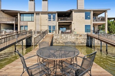 Check out this low-maintenance, waterfront townhome in the on De Cordova Bend Country Club in Texas - for sale on GolfHomes.com, golf home, golf lot