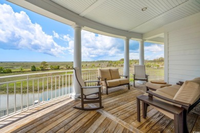 Waterfront Majesty with private dock in DeBordieu Colony! Fully on DeBordieu Country Club in South Carolina - for sale on GolfHomes.com, golf home, golf lot