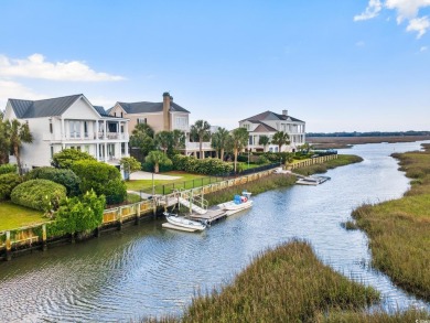 Waterfront Majesty with private dock in DeBordieu Colony! Fully on DeBordieu Country Club in South Carolina - for sale on GolfHomes.com, golf home, golf lot