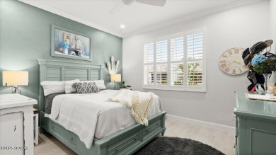 This beautifully appointed DREAMSICLE sits on a unique lot with on LPGA International Golf Course in Florida - for sale on GolfHomes.com, golf home, golf lot