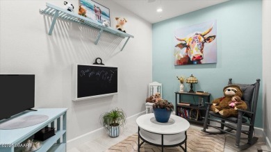 This beautifully appointed DREAMSICLE sits on a unique lot with on LPGA International Golf Course in Florida - for sale on GolfHomes.com, golf home, golf lot