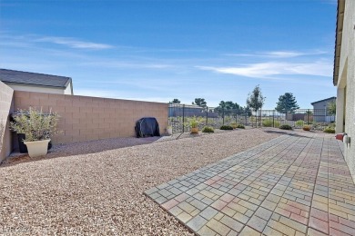 Golf course & common area view home with wrought Iron fence for on Mountain Falls Golf Course in Nevada - for sale on GolfHomes.com, golf home, golf lot