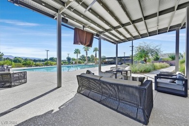 Golf course & common area view home with wrought Iron fence for on Mountain Falls Golf Course in Nevada - for sale on GolfHomes.com, golf home, golf lot