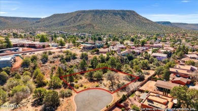 Discover breathtaking red rock views from this cul-de-sac lot on Canyon Mesa Country Club in Arizona - for sale on GolfHomes.com, golf home, golf lot