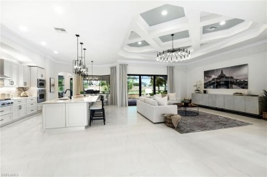 Newly updated! Experience modern elegance in this 3128 sq ft on Shadow Wood Preserve in Florida - for sale on GolfHomes.com, golf home, golf lot