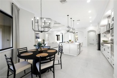 Newly updated! Experience modern elegance in this 3128 sq ft on Shadow Wood Preserve in Florida - for sale on GolfHomes.com, golf home, golf lot