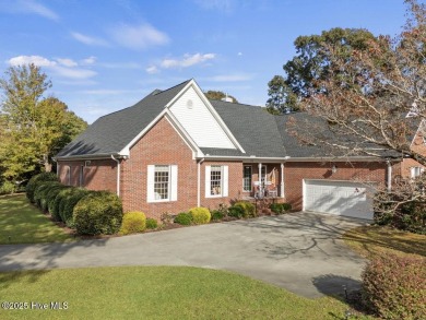 Welcome a stunning 3,185 sq ft custom-built, brick home on a on Olde Point Golf and Country Club in North Carolina - for sale on GolfHomes.com, golf home, golf lot