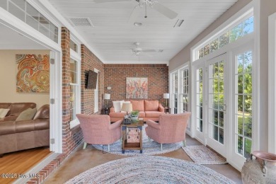 Welcome a stunning 3,185 sq ft custom-built, brick home on a on Olde Point Golf and Country Club in North Carolina - for sale on GolfHomes.com, golf home, golf lot