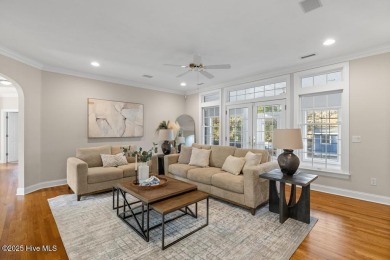 Welcome a stunning 3,185 sq ft custom-built, brick home on a on Olde Point Golf and Country Club in North Carolina - for sale on GolfHomes.com, golf home, golf lot