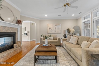 Welcome a stunning 3,185 sq ft custom-built, brick home on a on Olde Point Golf and Country Club in North Carolina - for sale on GolfHomes.com, golf home, golf lot