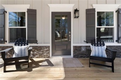 Great True Ranch Plan with Charming Covered Front Porch on Full on The Highlands Course at Lake Arrowhead in Georgia - for sale on GolfHomes.com, golf home, golf lot