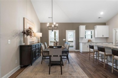 Great True Ranch Plan with Charming Covered Front Porch on Full on The Highlands Course at Lake Arrowhead in Georgia - for sale on GolfHomes.com, golf home, golf lot