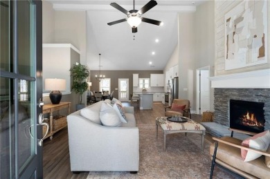 Great True Ranch Plan with Charming Covered Front Porch on Full on The Highlands Course at Lake Arrowhead in Georgia - for sale on GolfHomes.com, golf home, golf lot