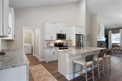 Great True Ranch Plan with Charming Covered Front Porch on Full on The Highlands Course at Lake Arrowhead in Georgia - for sale on GolfHomes.com, golf home, golf lot