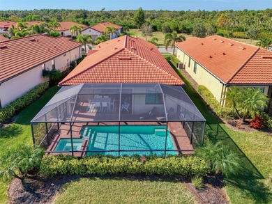 Now is your opportunity to own this beautifully upgraded pool on Sarasota National Golf Club in Florida - for sale on GolfHomes.com, golf home, golf lot