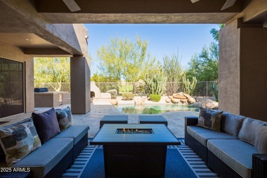 Live like you're on vacation in this beautiful golf course home on Troon North Golf Club  in Arizona - for sale on GolfHomes.com, golf home, golf lot