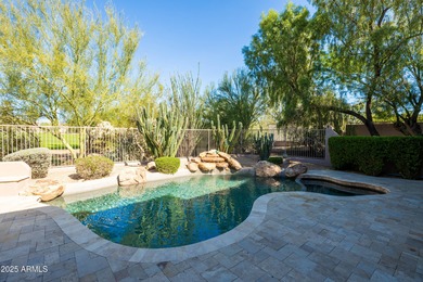 Live like you're on vacation in this beautiful golf course home on Troon North Golf Club  in Arizona - for sale on GolfHomes.com, golf home, golf lot