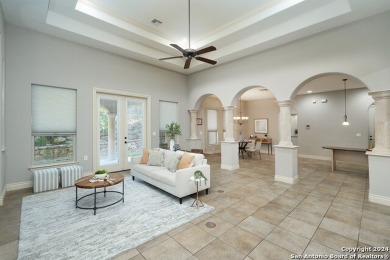 This charming two bedroom/two bath Mediterranean-style garden on The Dominion Country Club in Texas - for sale on GolfHomes.com, golf home, golf lot