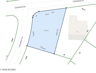 Great building lot in desirable neighborhood, lots of new on Heatherhurst Golf Course in Tennessee - for sale on GolfHomes.com, golf home, golf lot
