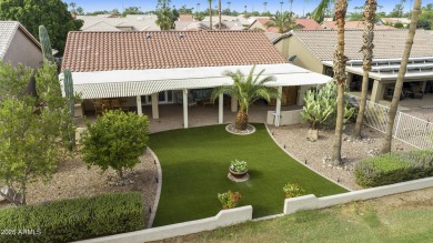 This beautiful PALMERA model w/ AMAZING LAKE and GOLF COURSE on Oakwood Golf Club  in Arizona - for sale on GolfHomes.com, golf home, golf lot