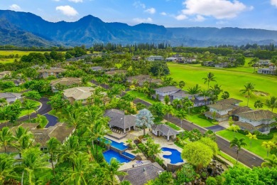 Ocean view home is perched on a valley ridge with ocean, valley on Makai Golf Club At Princeville in Hawaii - for sale on GolfHomes.com, golf home, golf lot