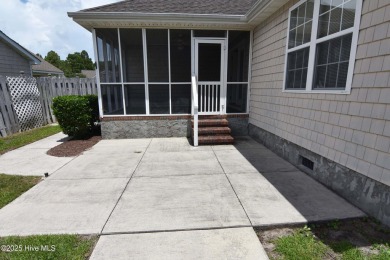 A Beautiful three bedroom, two bath home  with fenced back yard on Masonboro Country Club in North Carolina - for sale on GolfHomes.com, golf home, golf lot
