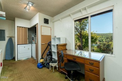 Single-story ranch style home perched on a hilltop with 360 on Angeles National Golf Club in California - for sale on GolfHomes.com, golf home, golf lot