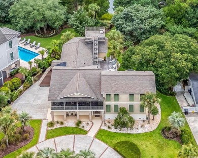 On the creek and right across the street from DeBordieu Beach on DeBordieu Country Club in South Carolina - for sale on GolfHomes.com, golf home, golf lot