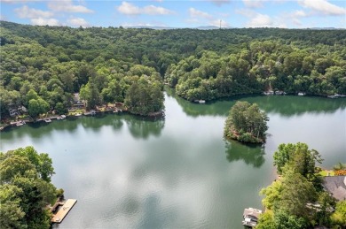 Spacious Contemporary Lake Front Home with Big Water Views and on The Highlands Course at Lake Arrowhead in Georgia - for sale on GolfHomes.com, golf home, golf lot