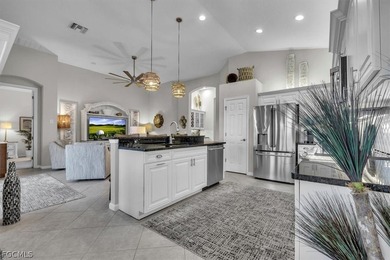 A meticulously maintained and upgraded home is now available for on Verandah Golf Course and Club in Florida - for sale on GolfHomes.com, golf home, golf lot