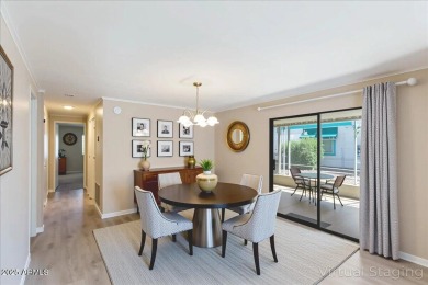Charming 3-bedroom, 2-bath home located in the highly on Sun Lakes Country Club in Arizona - for sale on GolfHomes.com, golf home, golf lot