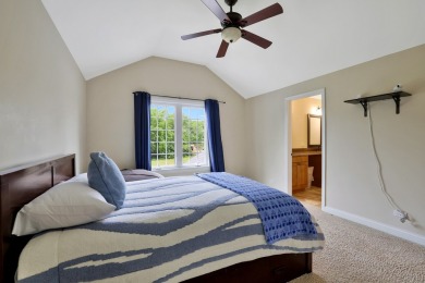 Custom home with 4 spacious bedrooms, 4.5 bathrooms nestled on on Blackstone Golf Club in Illinois - for sale on GolfHomes.com, golf home, golf lot
