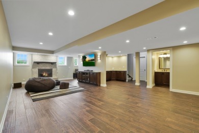 Custom home with 4 spacious bedrooms, 4.5 bathrooms nestled on on Blackstone Golf Club in Illinois - for sale on GolfHomes.com, golf home, golf lot