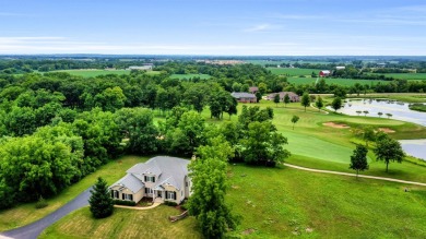 Custom home with 4 spacious bedrooms, 4.5 bathrooms nestled on on Blackstone Golf Club in Illinois - for sale on GolfHomes.com, golf home, golf lot