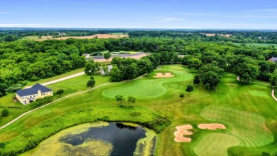 Custom home with 4 spacious bedrooms, 4.5 bathrooms nestled on on Blackstone Golf Club in Illinois - for sale on GolfHomes.com, golf home, golf lot