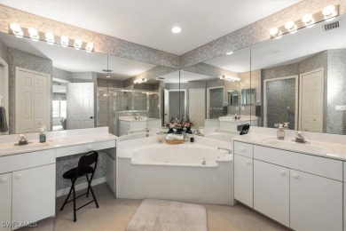Wow!! Look at the panoramic views of the lake and 9th hole from on Estero Country Club in Florida - for sale on GolfHomes.com, golf home, golf lot