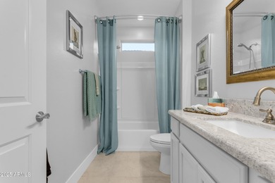 Welcome to this beautifully maintained 2 bed + den, 2 bath home on Estrella Mountain Ranch Golf Course in Arizona - for sale on GolfHomes.com, golf home, golf lot