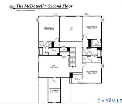 This is a to-be-built home! The McDowell features five bedrooms on Brickshire Golf Club in Virginia - for sale on GolfHomes.com, golf home, golf lot
